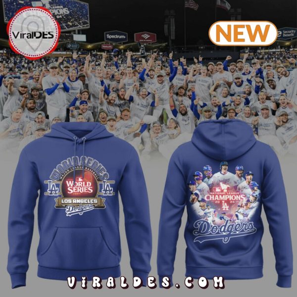 Los Angeles Dodgers Navy 2024 Champions Hoodie