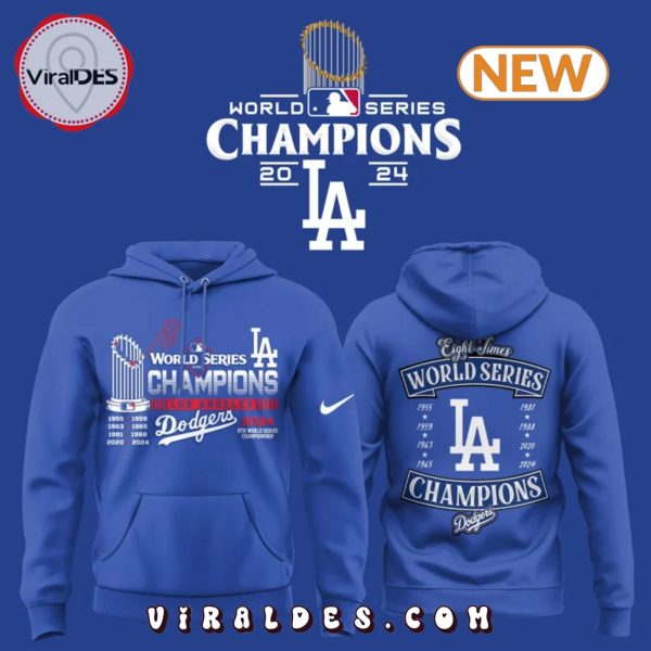 Los Angeles Dodgers World Series Champions 2024 Hoodie