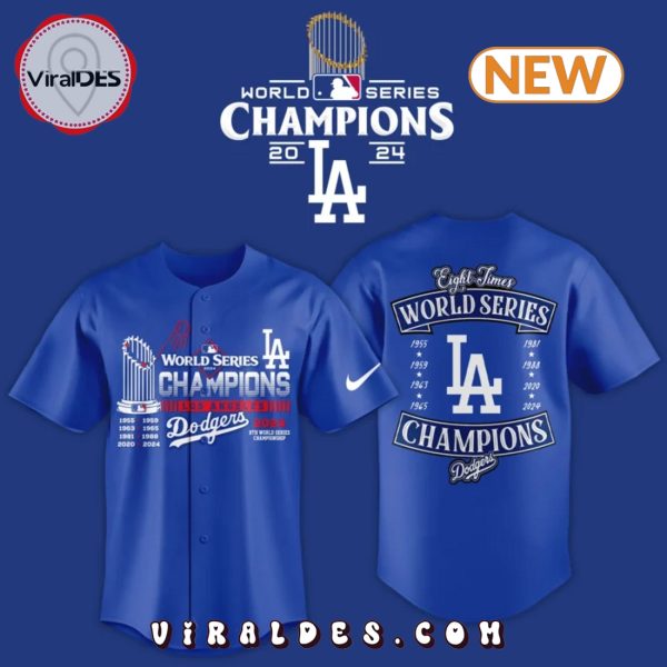 Los Angeles Dodgers World Series Champions Jersey