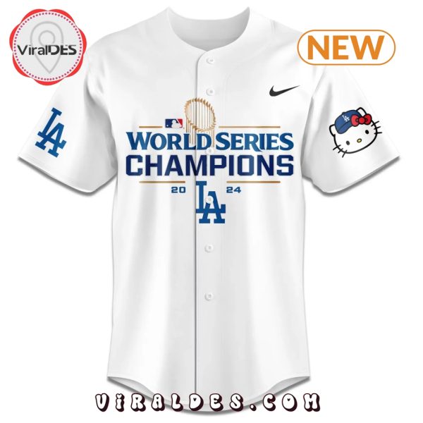 Los Angeles Dodgers X Hello Kitty 2024 World Series Jersey