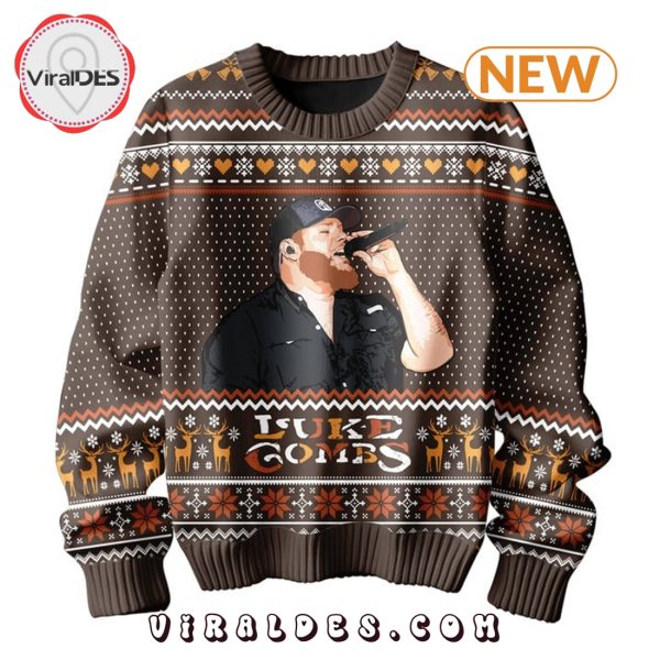 Luke Combs 2024 Christmas Ugly Sweater