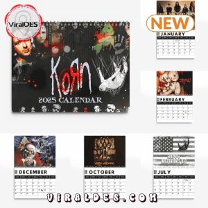 Korn Band 2025 New Year Calendar