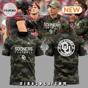 Oklahoma Sooners Football 2024 Camo T-Shirt, Jogger, Cap