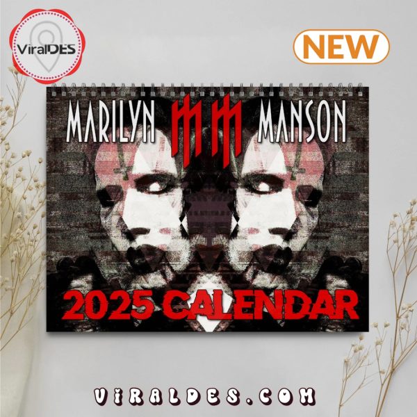 Marilyn Manson 2025 New Year Calendar