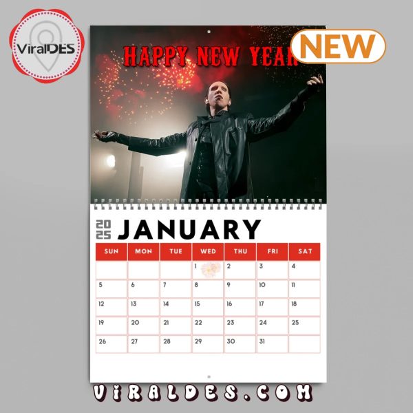 Marilyn Manson 2025 New Year Calendar