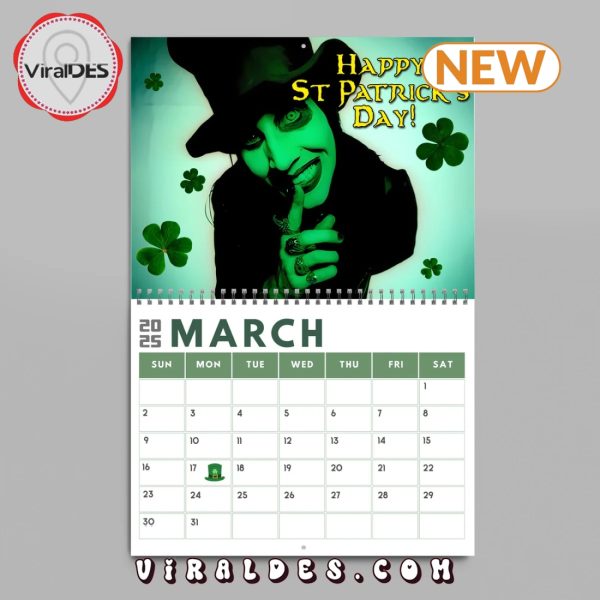 Marilyn Manson 2025 New Year Calendar