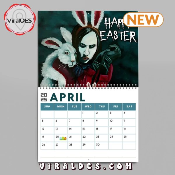 Marilyn Manson 2025 New Year Calendar