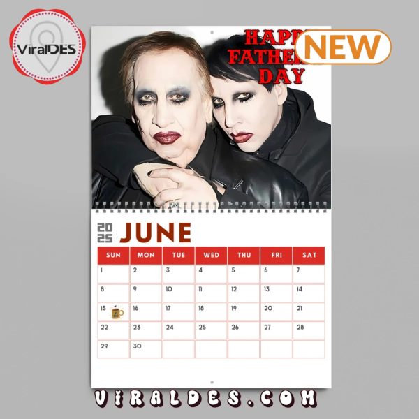 Marilyn Manson 2025 New Year Calendar