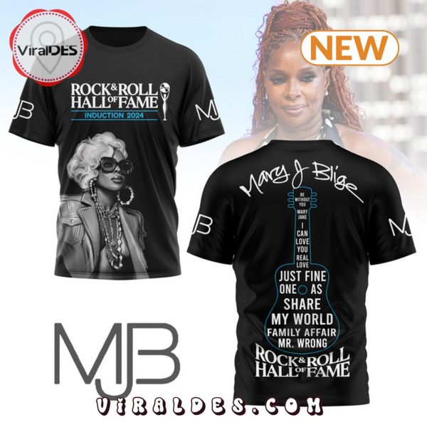 Mary J. Blige – Rock & Roll Hall of Fame Black Shirt