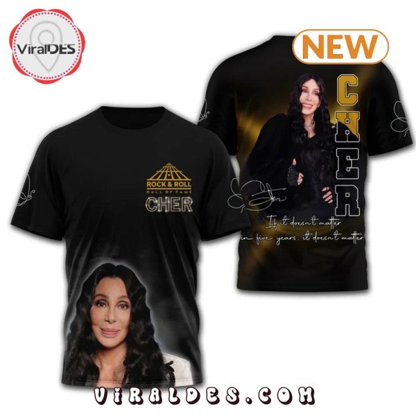 Men’s Cher Signatures Black Shirt