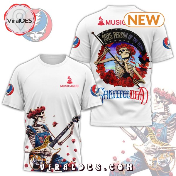 Men’s Grateful Dead 2025 Musicares White Shirt