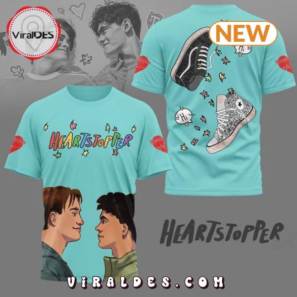 Men’s Heartstopper Romance Series Mint Shirt