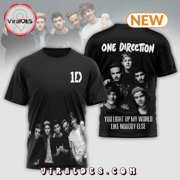 Men’s One Direction Band Black Shirt