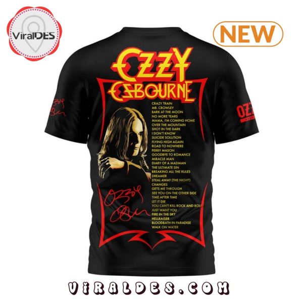 Men’s Ozzy Osbourne Black Hoodie Limited Edition