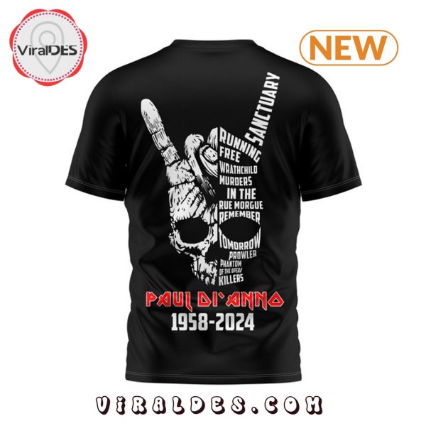 Men’s Paul Di’Anno 1958 – 2024 Signatures Shirt