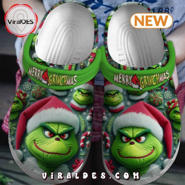 Merry Grinchmas 2024 Christmas Crocs Clogs