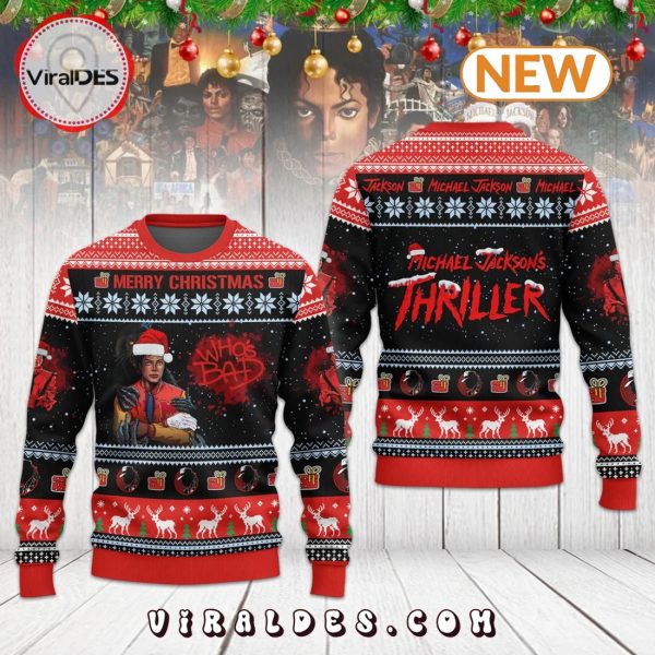 Michael Jackson Thriller 2024 Christmas Ugly Sweater