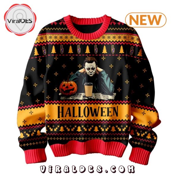 Michael Myers 2024 Halloween Ugly Sweater