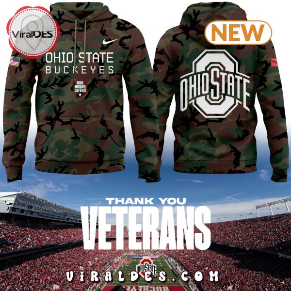 Military Appreciation Ohio State Buckeyes Veterans Hoodie