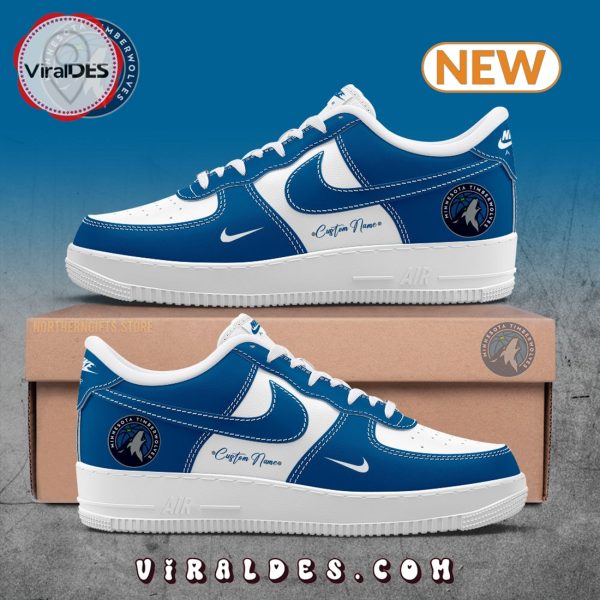 Minnesota Timberwolves Custom Air Force 1 Sneakers