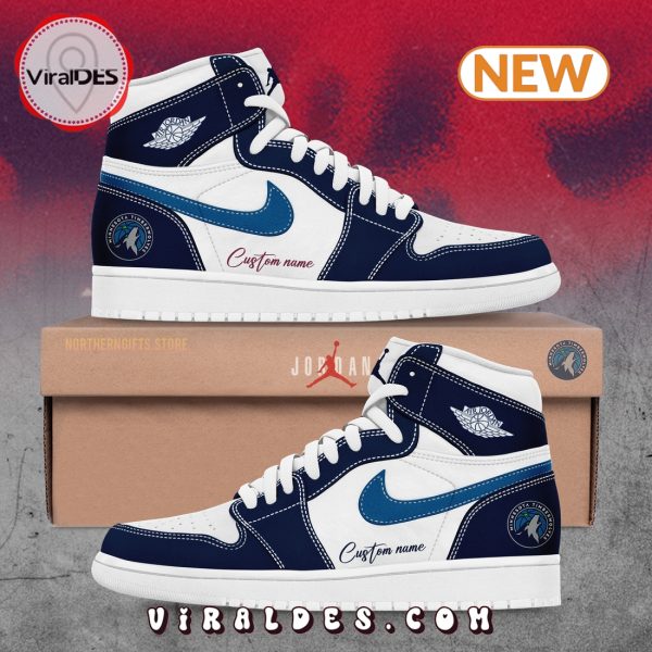 Minnesota Timberwolves Custom Air Jordan 1 Hightop