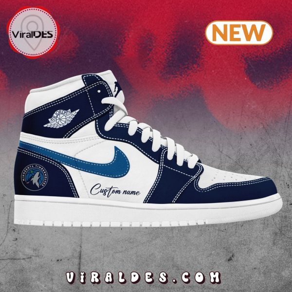 Minnesota Timberwolves Custom Air Jordan 1 Hightop