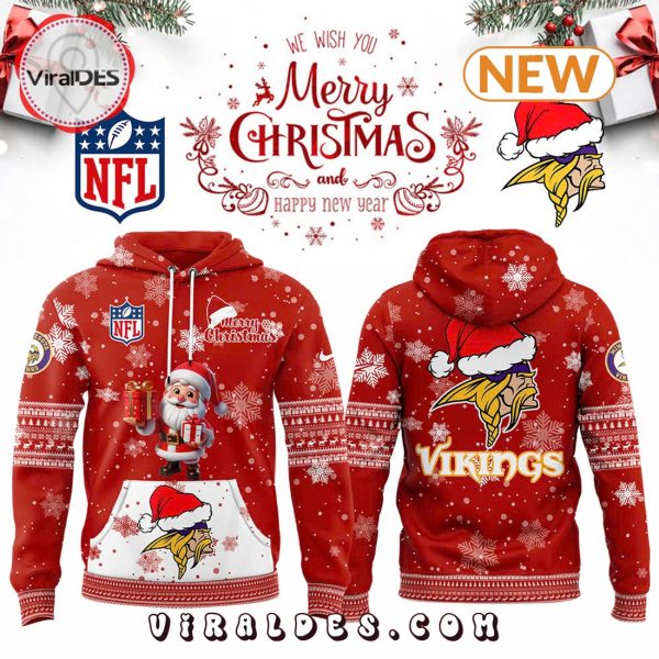 Minnesota Vikings 2024 Merry Christmas Hoodie