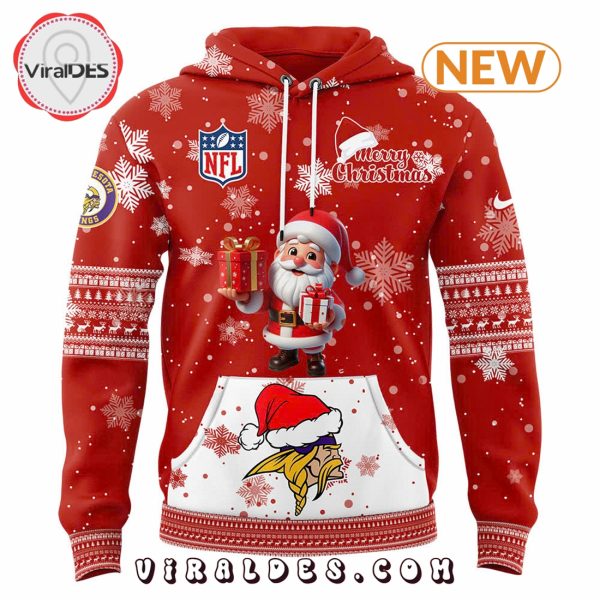 Minnesota Vikings 2024 Merry Christmas Hoodie