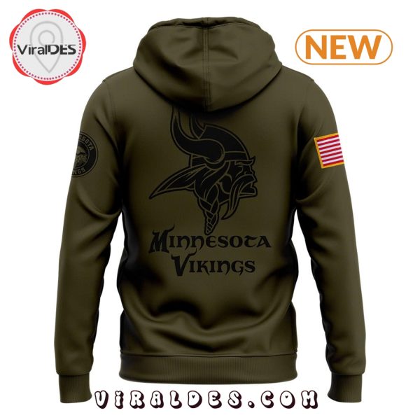 Minnesota Vikings Camo Salute to Service Hoodie