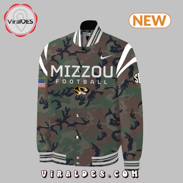 Mizzou Football 2024 Military Appreciation Baseball Jacket