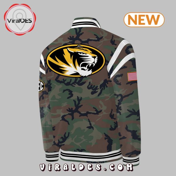 Mizzou Football 2024 Military Appreciation Baseball Jacket