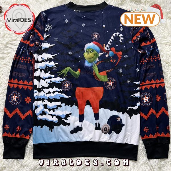 MLB Houston Astros Grinch Ugly Christmas Sweater