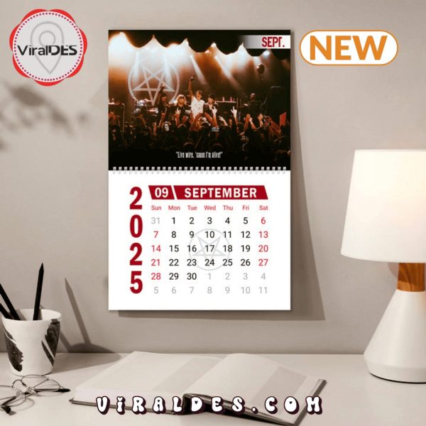 Mötley Crüe Band 2025 New Year Calendar