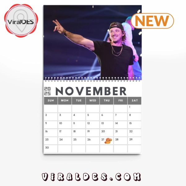 Morgan Wallen 2025 New Year Calendar