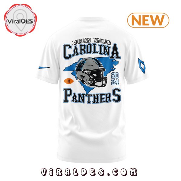 Morgan Wallen x Carolina Panthers White Hoodie