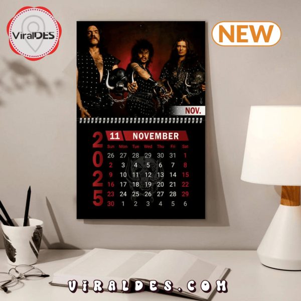 Motörhead Rock Band 2025 New Year Calendar