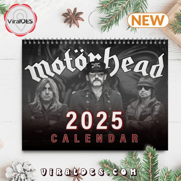 Motörhead Rock Band 2025 New Year Calendar