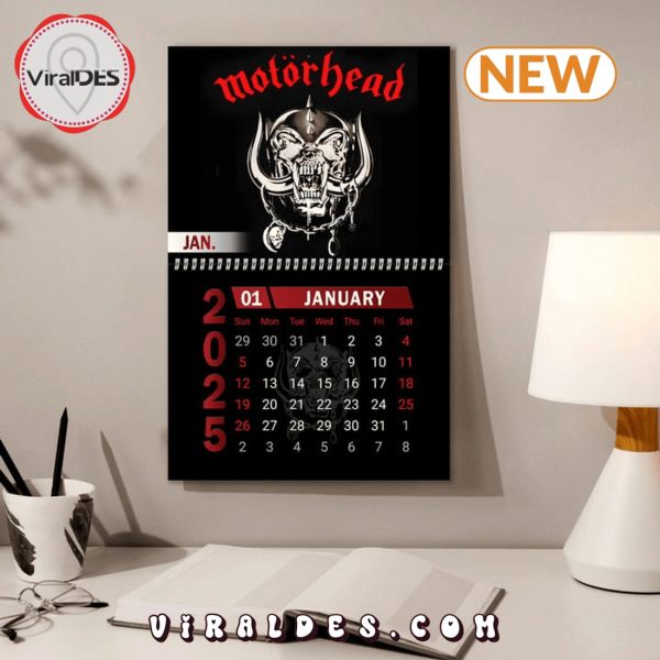 Motörhead Rock Band 2025 New Year Calendar