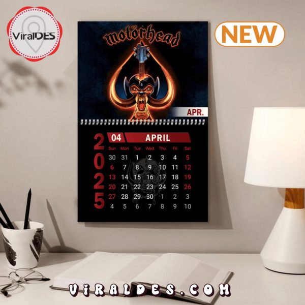 Motörhead Rock Band 2025 New Year Calendar