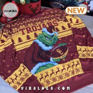 NCAA USC Trojans Grinch Ugly Sweater