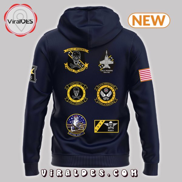 Navy Midshipmen Fear the Bones Navy Hoodie