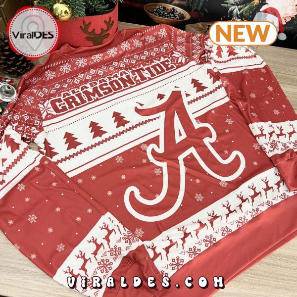 NCAA Alabama Crimson Tide Grinch Christmas Ugly Sweater