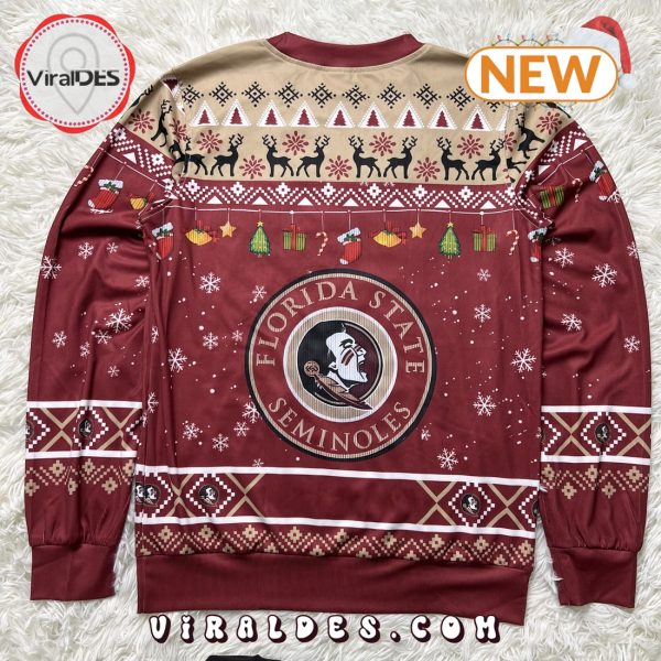 NCAA Florida State Seminoles HO HO HO Ugly Sweater