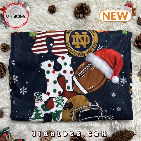 NCAA Notre Dame Fighting Irish HO HO HO Ugly Sweater