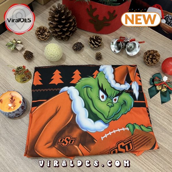 NCAA Oklahoma State Cowboys Grinch Ugly Sweater