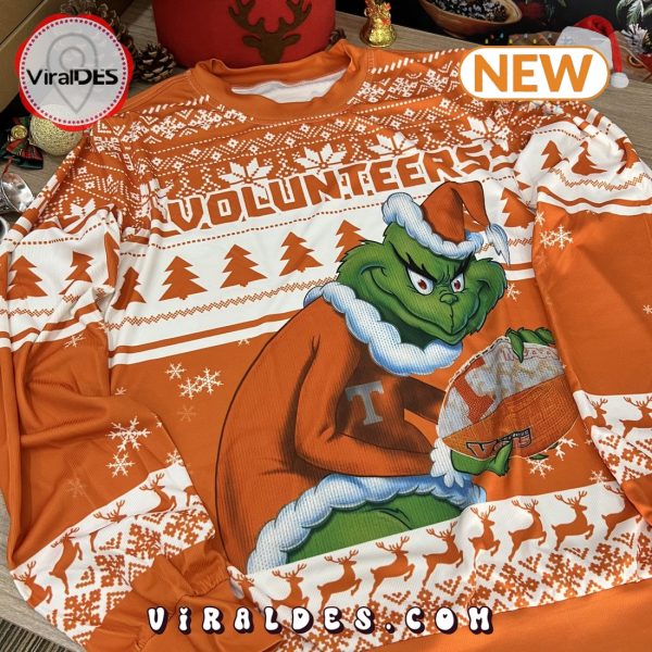 NCAA Tennessee Volunteers Grinch Ugly Sweater