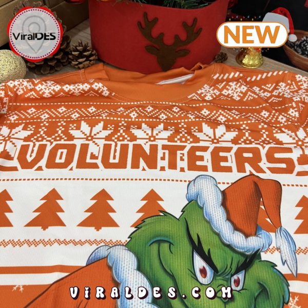 NCAA Tennessee Volunteers Grinch Ugly Sweater