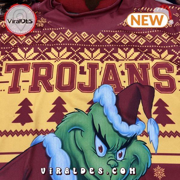 NCAA USC Trojans Grinch Ugly Sweater