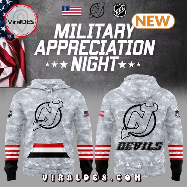 New Jersey Devils Military Appreciation Night Hoodie, Jogger, Cap