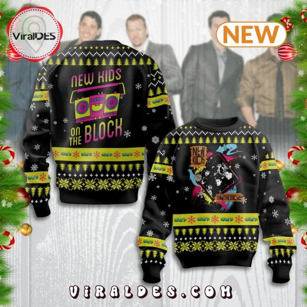 New Kids on the Block 2024 Christmas Ugly Sweater